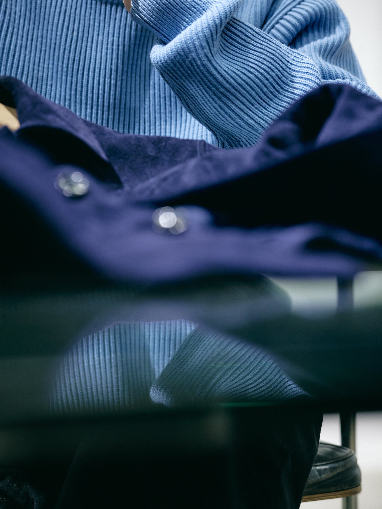 オシャレな人が買ってよかった〈KYOU〉のカーコートのディテール