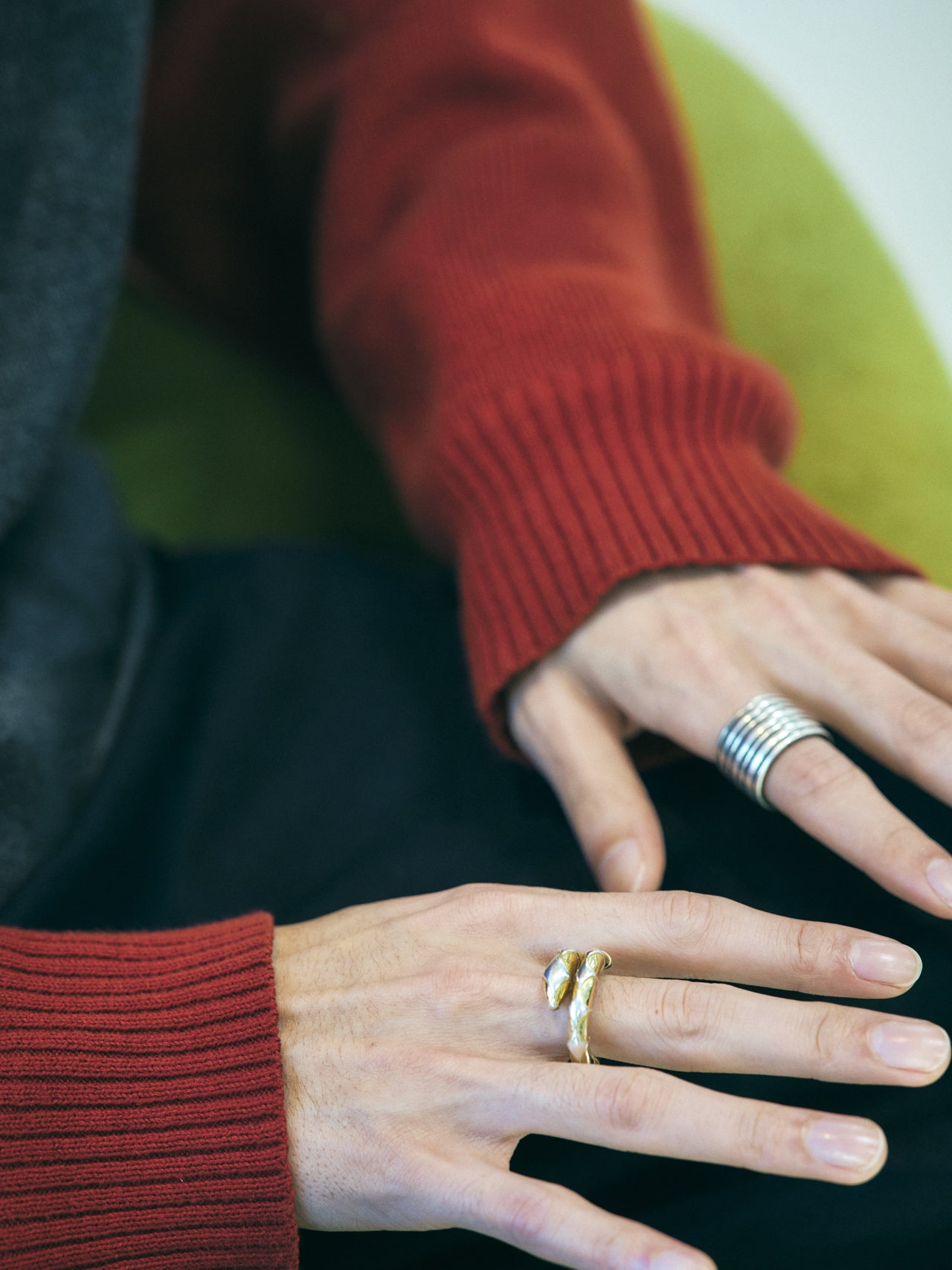 オシャレな人が買ってよかった〈R.ALAGAN〉のリングのディテール