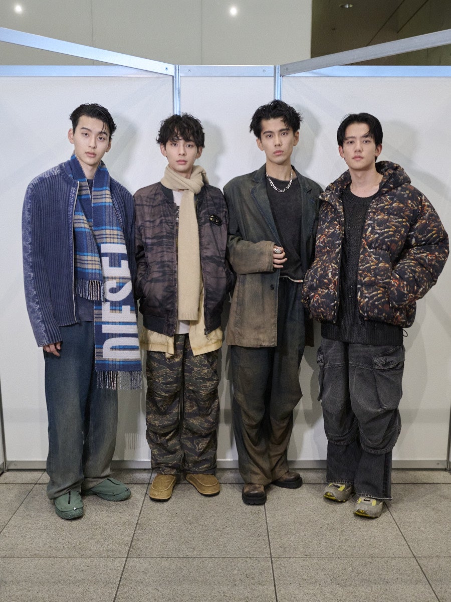 鈴木 仁、豊田裕大、野村康太…メンズノンノモデルが「ディーゼル」の新作をランウェイで披露!/Rakuten GirlsAward 2025 AUTUMN/WINTERレポート