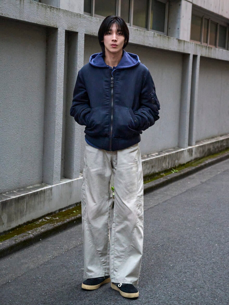 四坂亮翔の冬の私服コーディネート