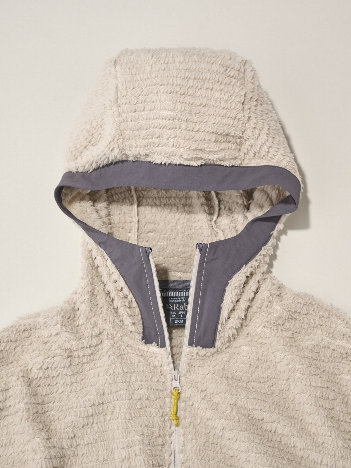 Rab、Buckstone Hoody、フードディテール