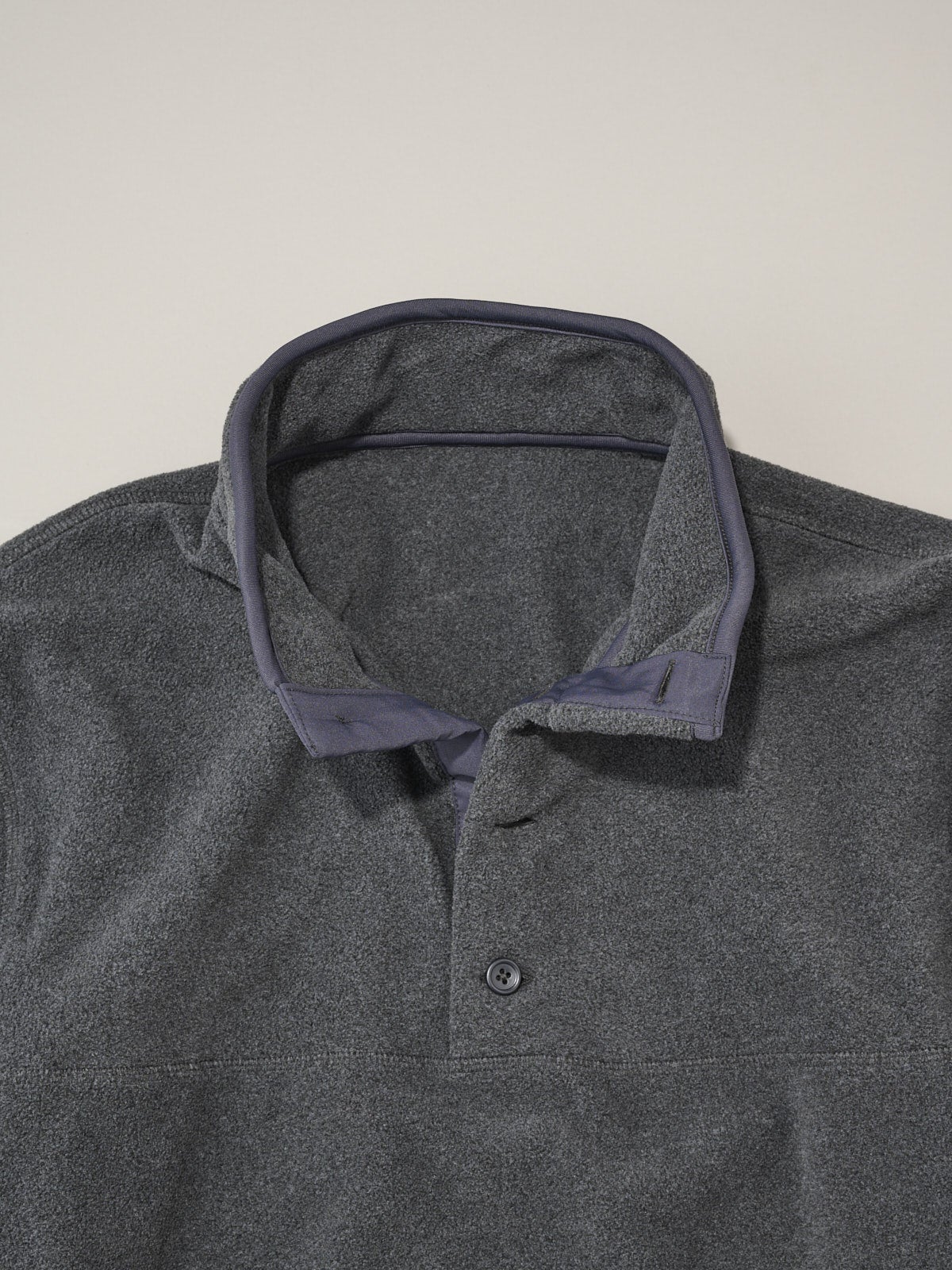 無印良品 MUJI 暖品 紳士 素材に還るフリースプルオーバー