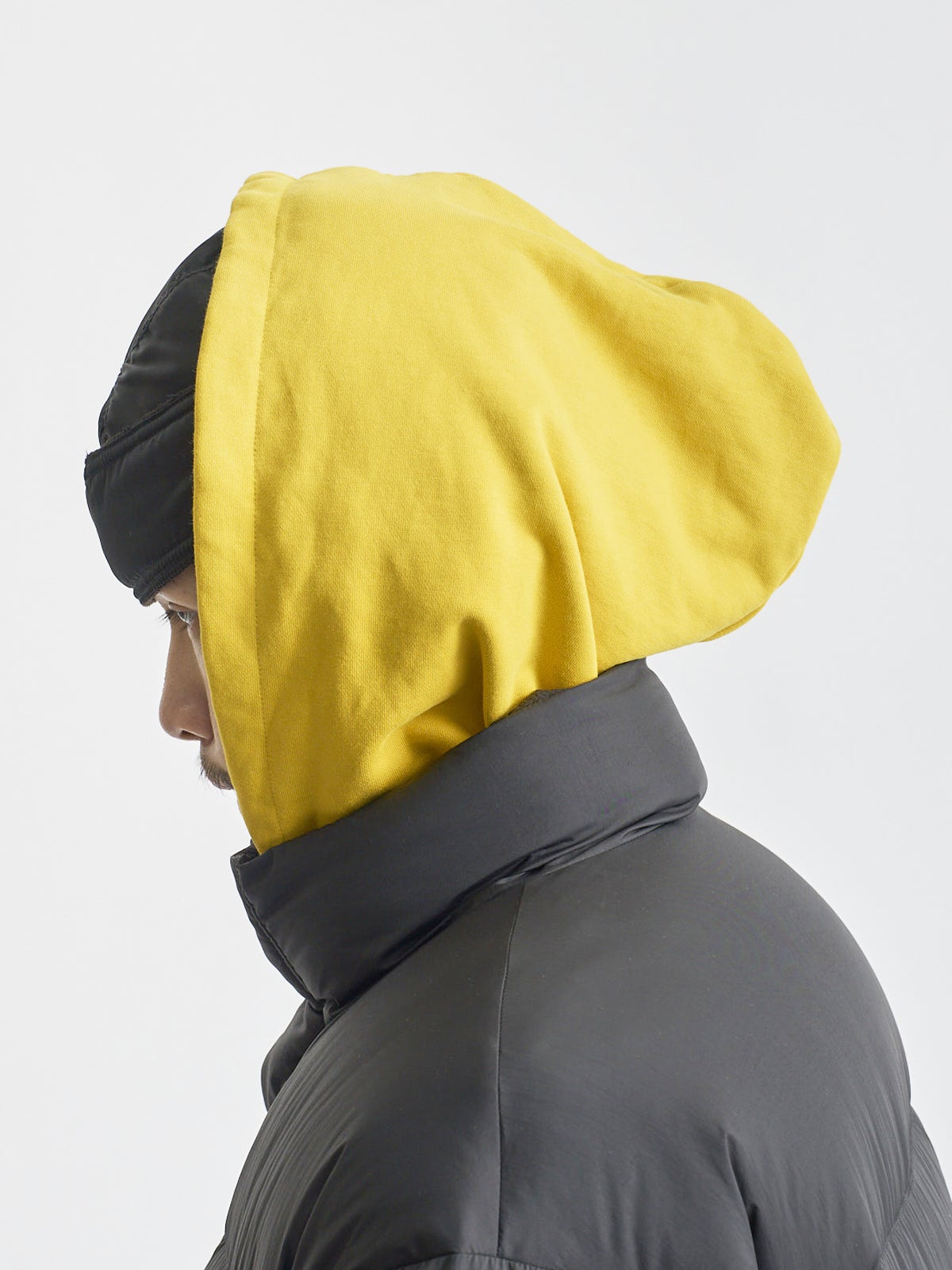 無印良品ダウンスナップ 首元 サイド