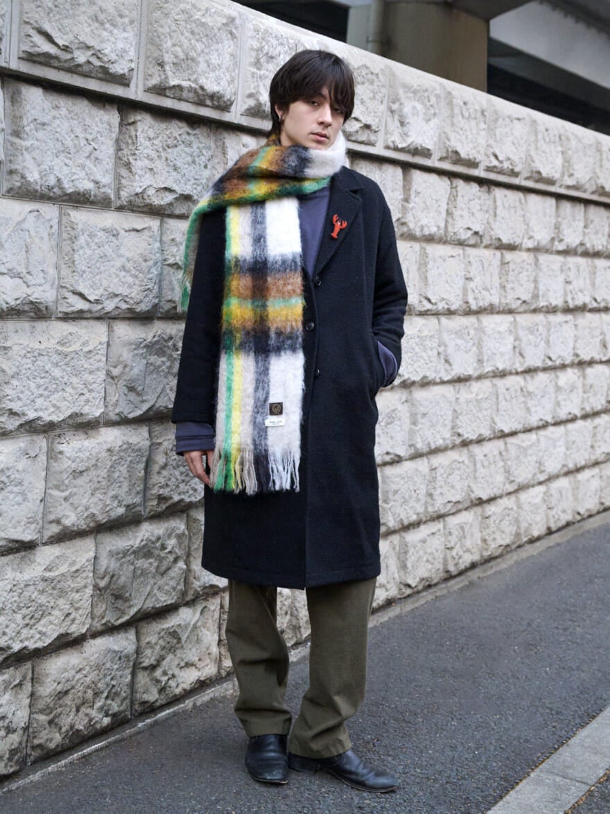 松岡光の冬の私服コーディネート