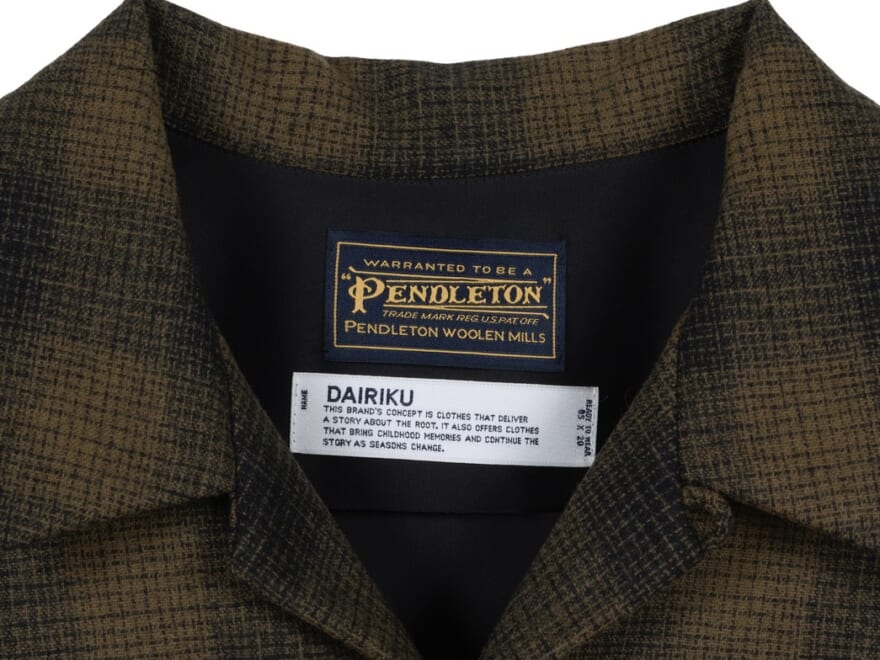 ポップアップ限定発売！「ペンドルトン」が「ダイリク」「カミヤ」「シュガーヒル」とコラボアイテムをリリース！