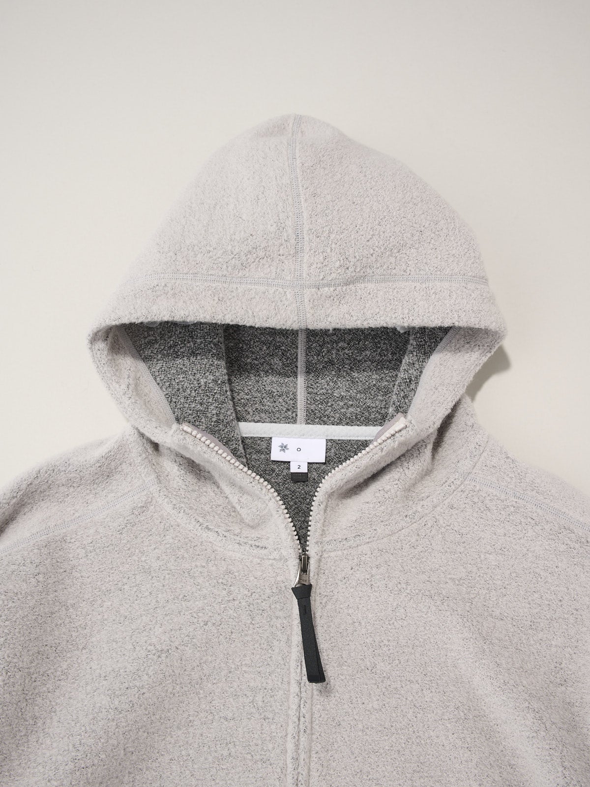 GoldWin 0、wool FIeece Hoodle、フードディテール