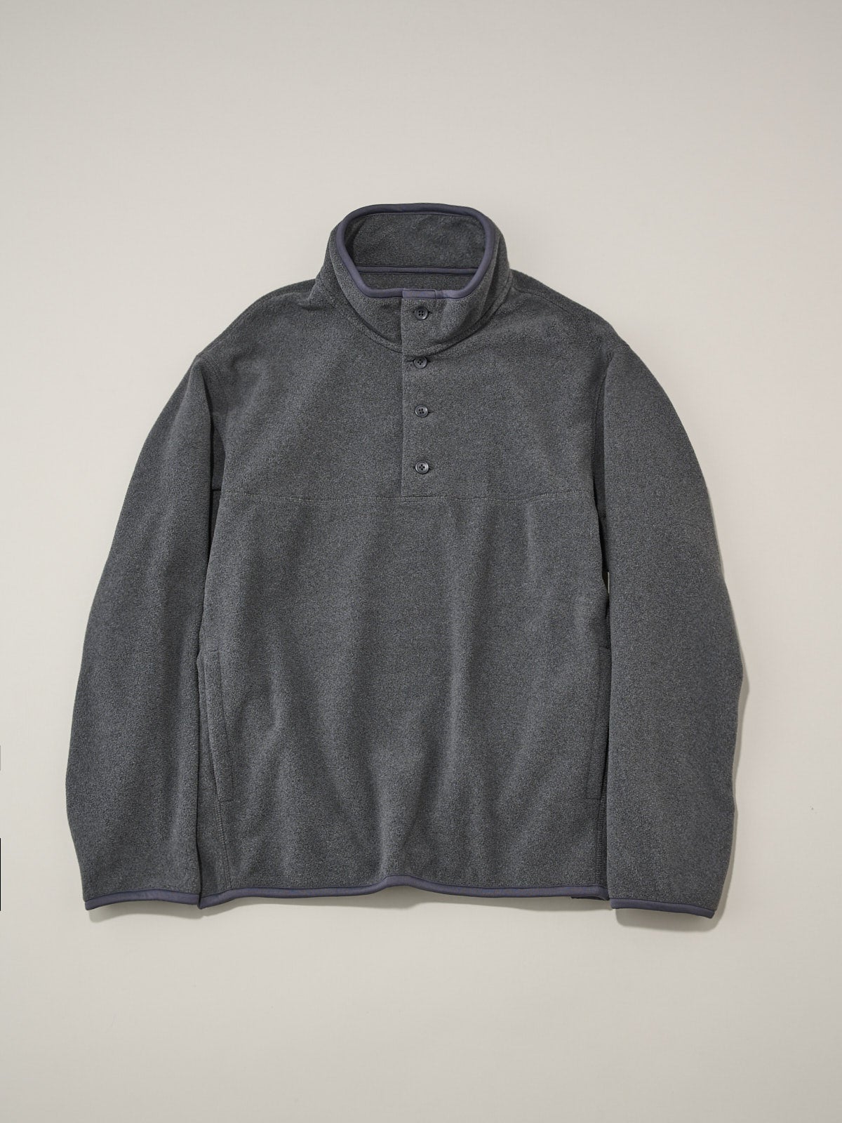 無印良品 MUJI 暖品 紳士 素材に還るフリースプルオーバー