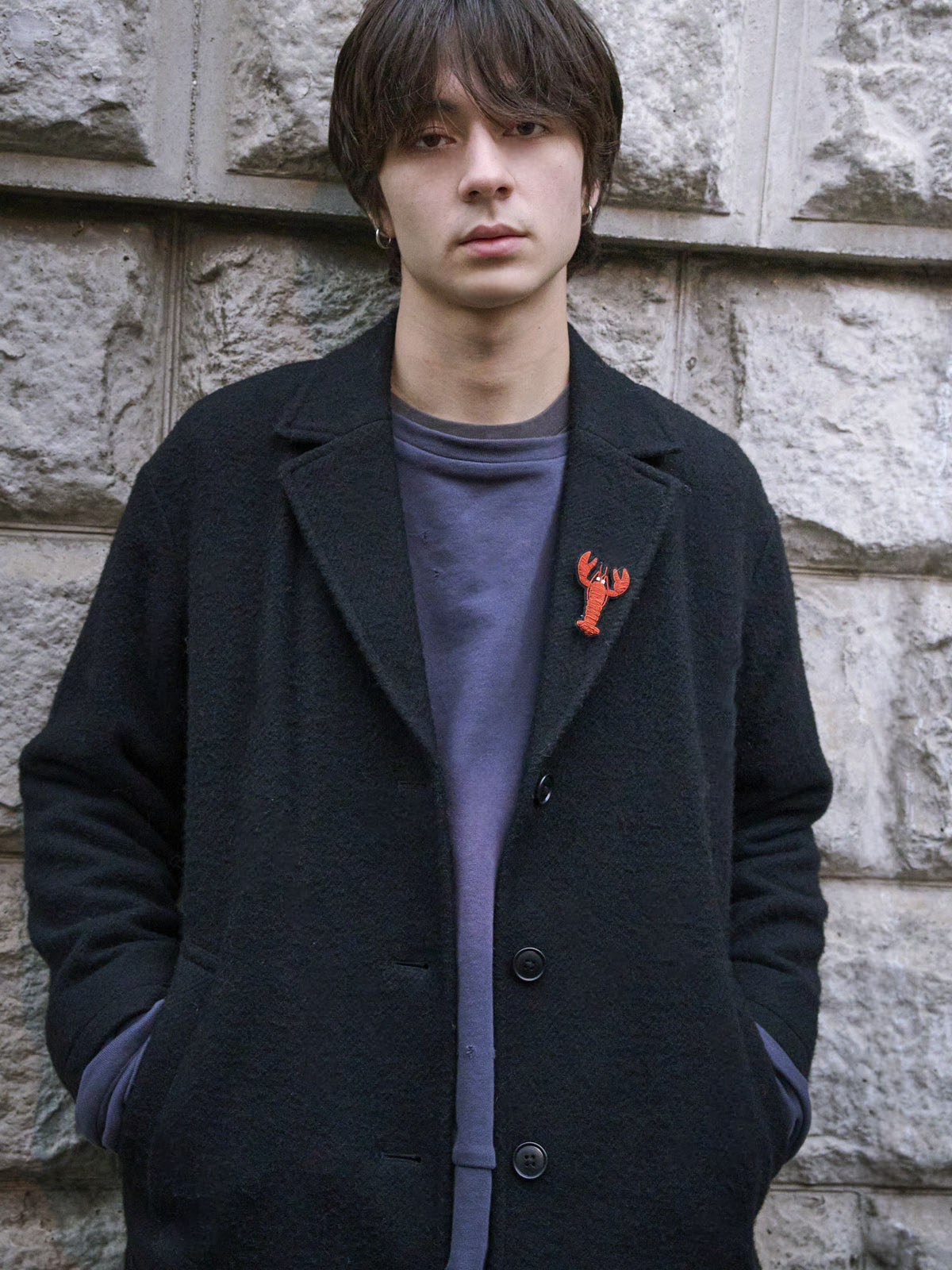 松岡光の冬の私服コーディネート＿上半身寄りカット