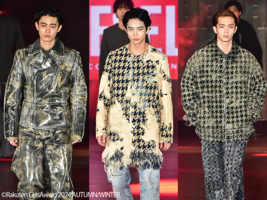 鈴木 仁、豊田裕大、野村康太…メンズノンノモデルが「ディーゼル」の新作をランウェイで披露!/Rakuten GirlsAward 2025 AUTUMN/WINTERレポート