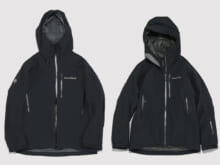 新作レビュー！「モンベル」の黒いシェルジャケット２着を徹底比較＆試着！ゴアテックスとドライテック、どっちの大人ブラックにする？[mont-bell]