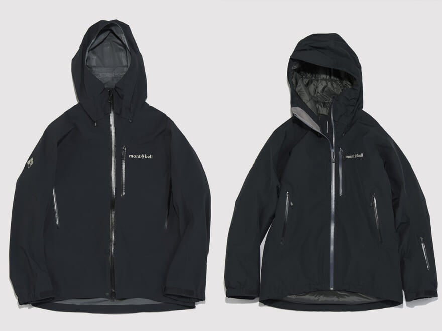 新作レビュー！「モンベル」の黒いシェルジャケット２着を徹底比較＆試着！ゴアテックスとドライテック、どっちの大人ブラックにする？[mont-bell]
