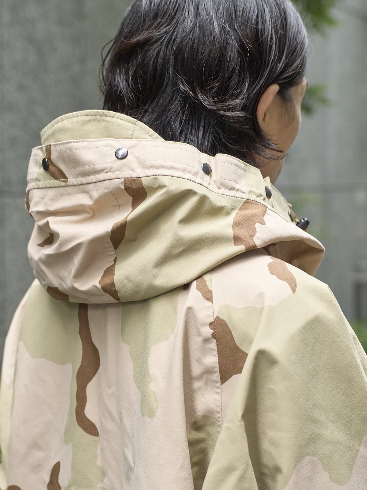 古着のジャケット　フード部分