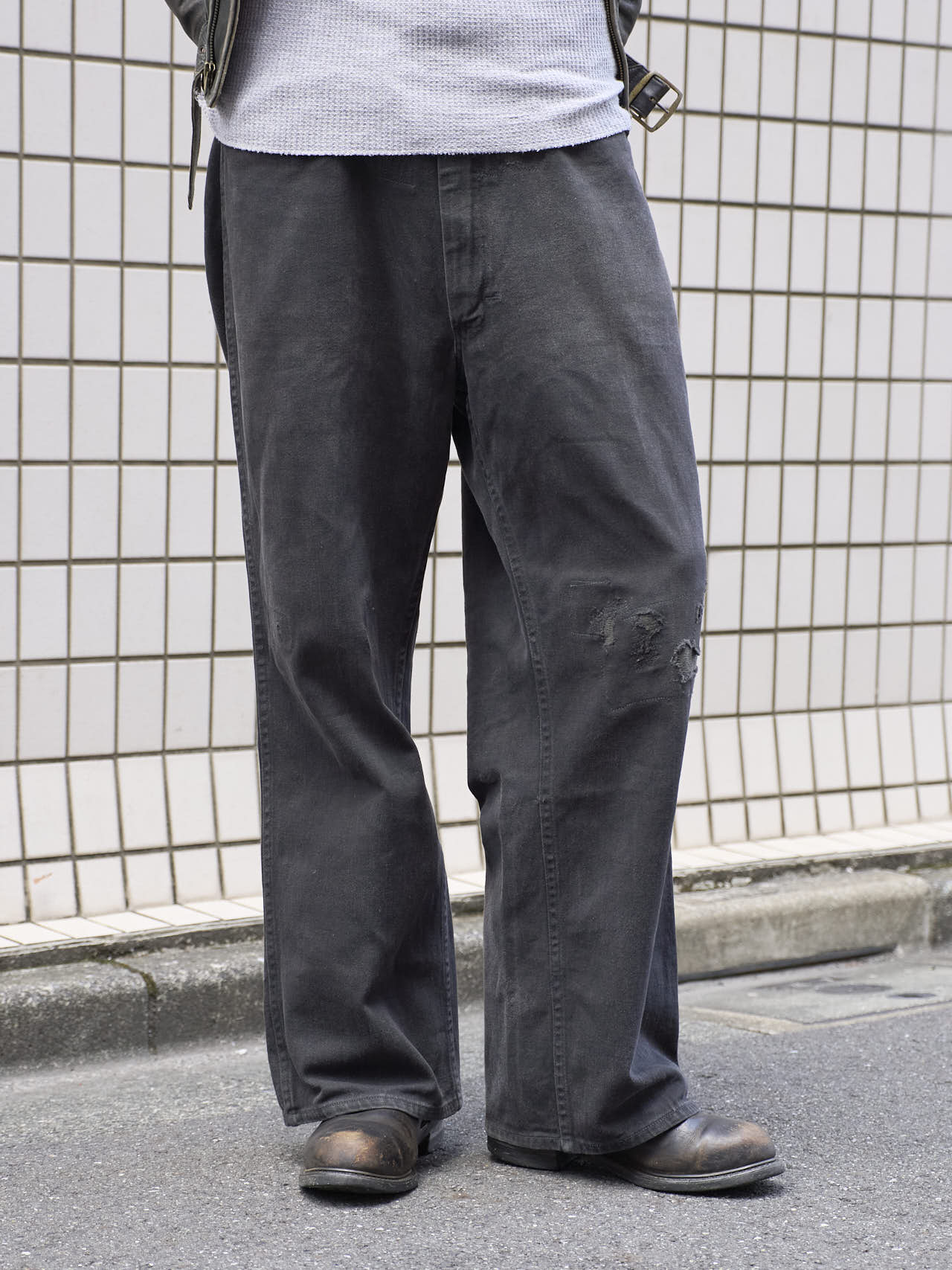 古着のジーンズ