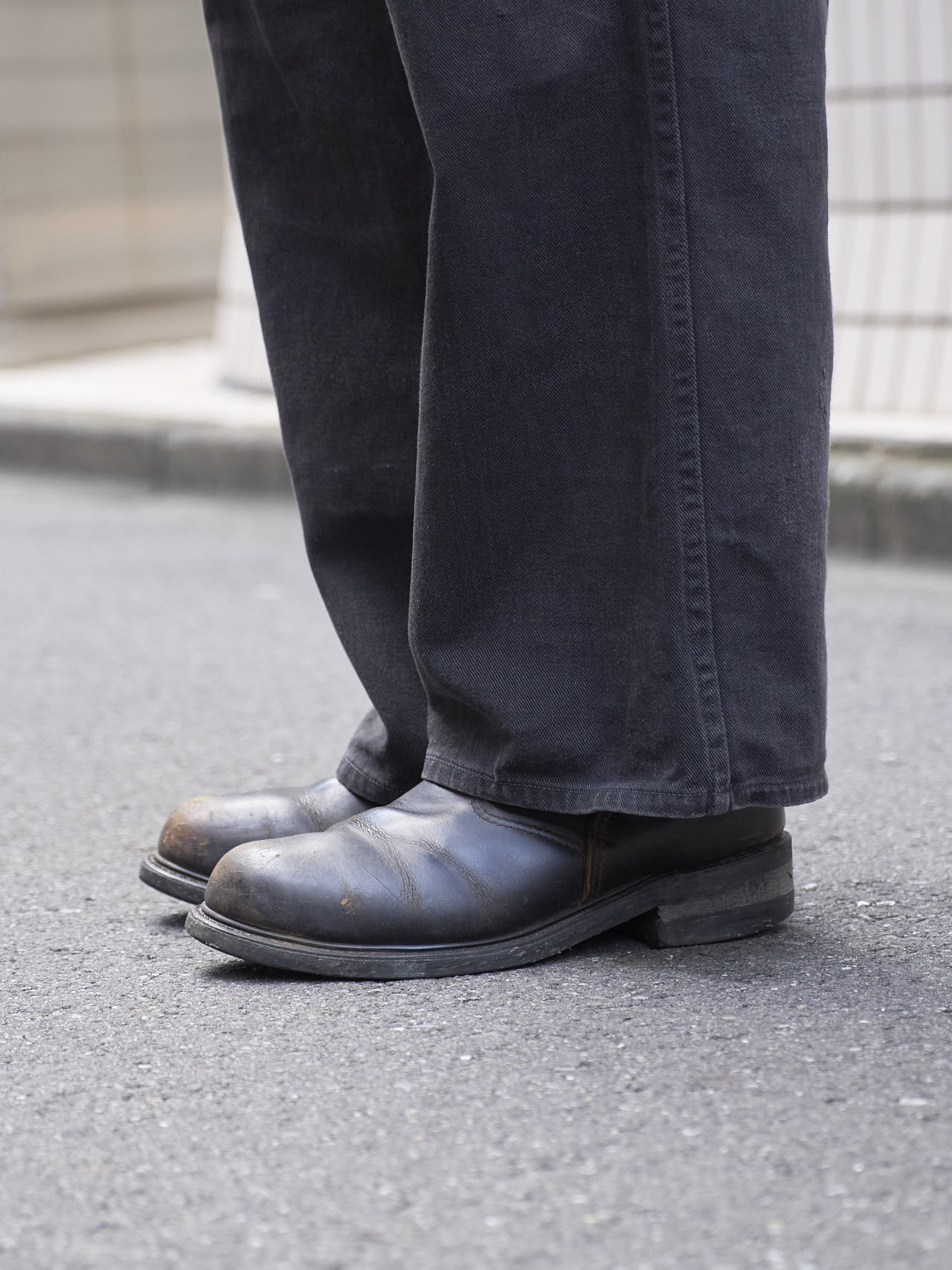 古着のブーツのサイド