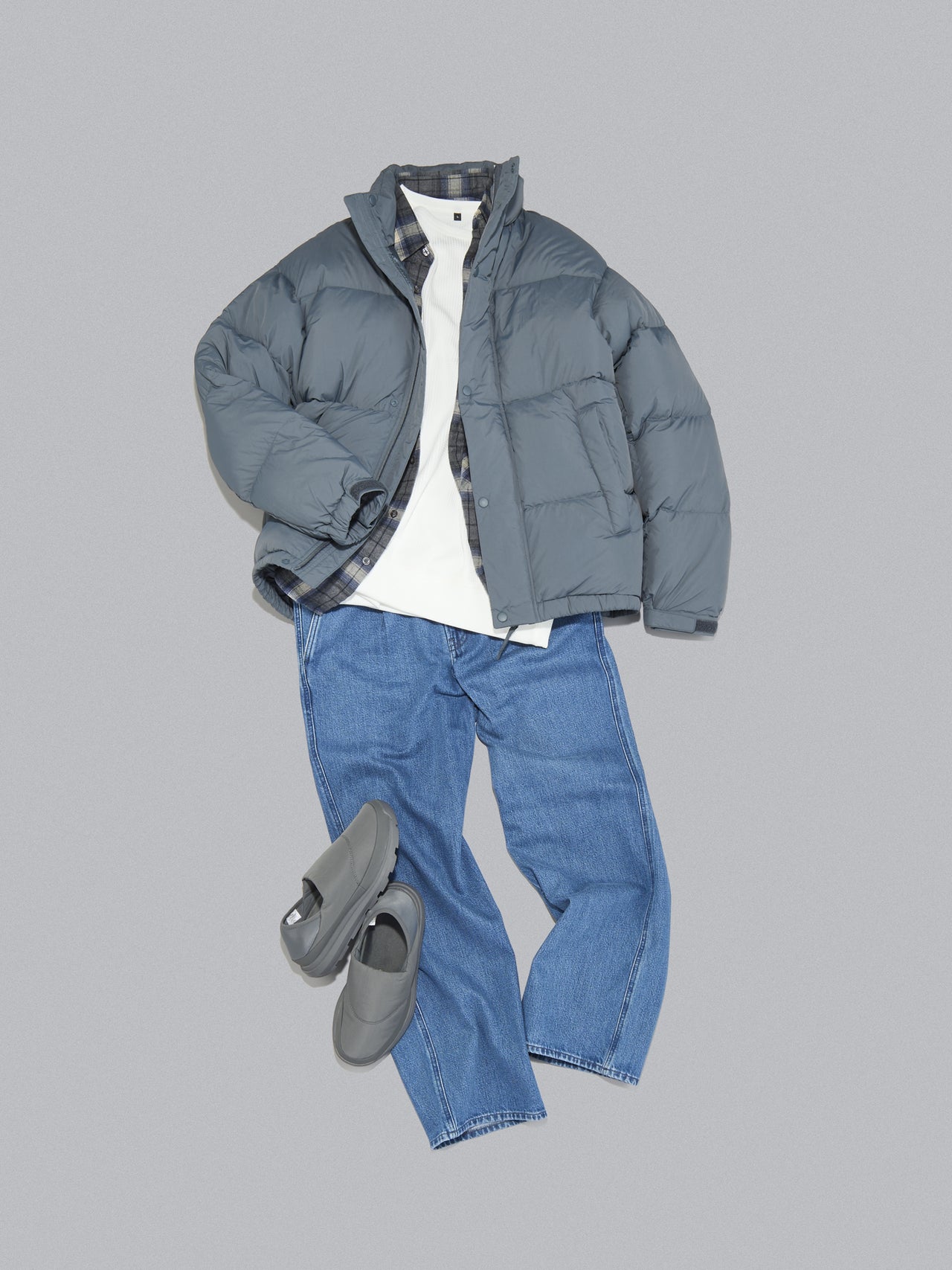 「無印良品」のアウター高見えコーデ②