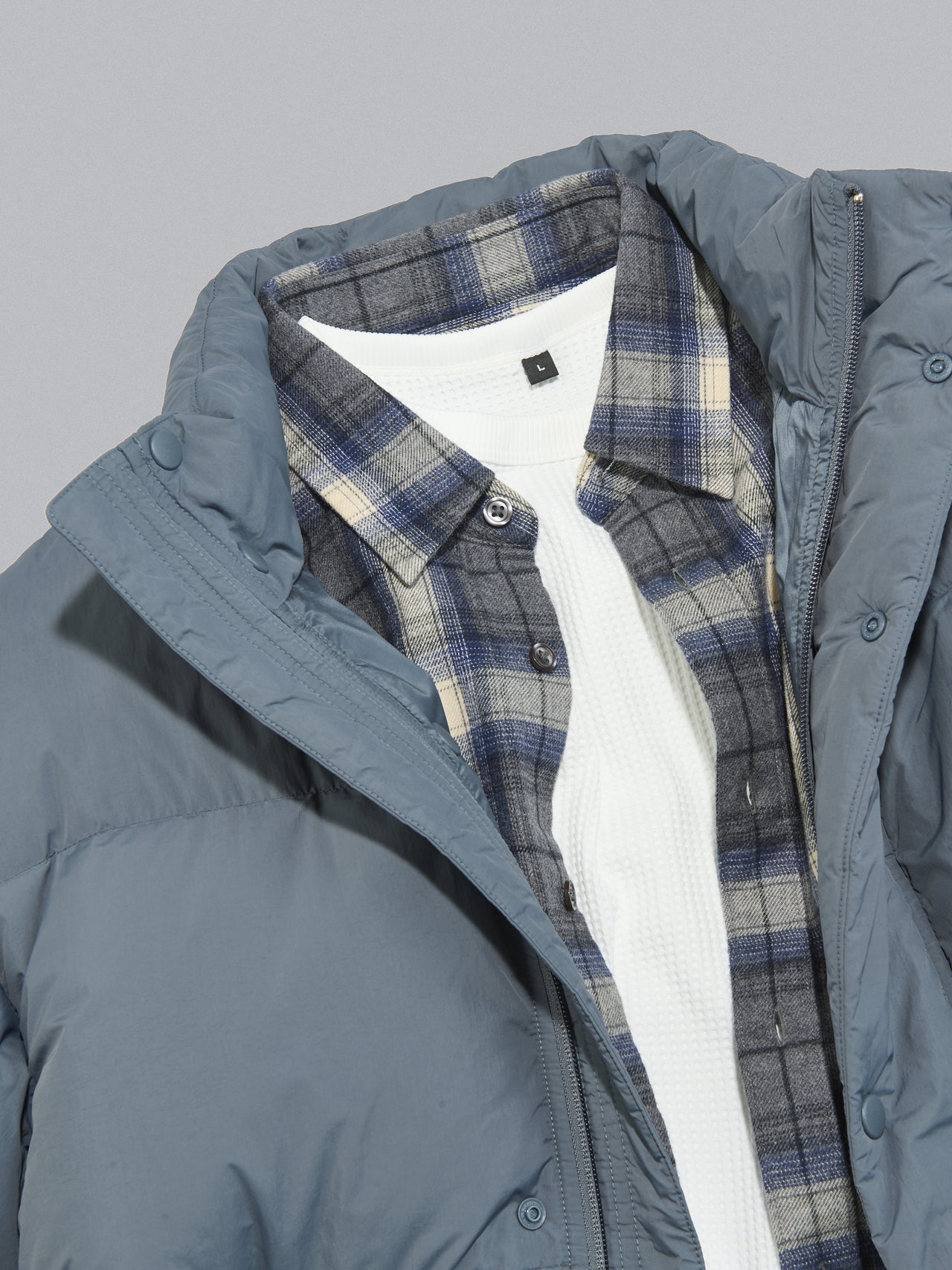 「無印良品」のアウター高見えコーデ②のディテール