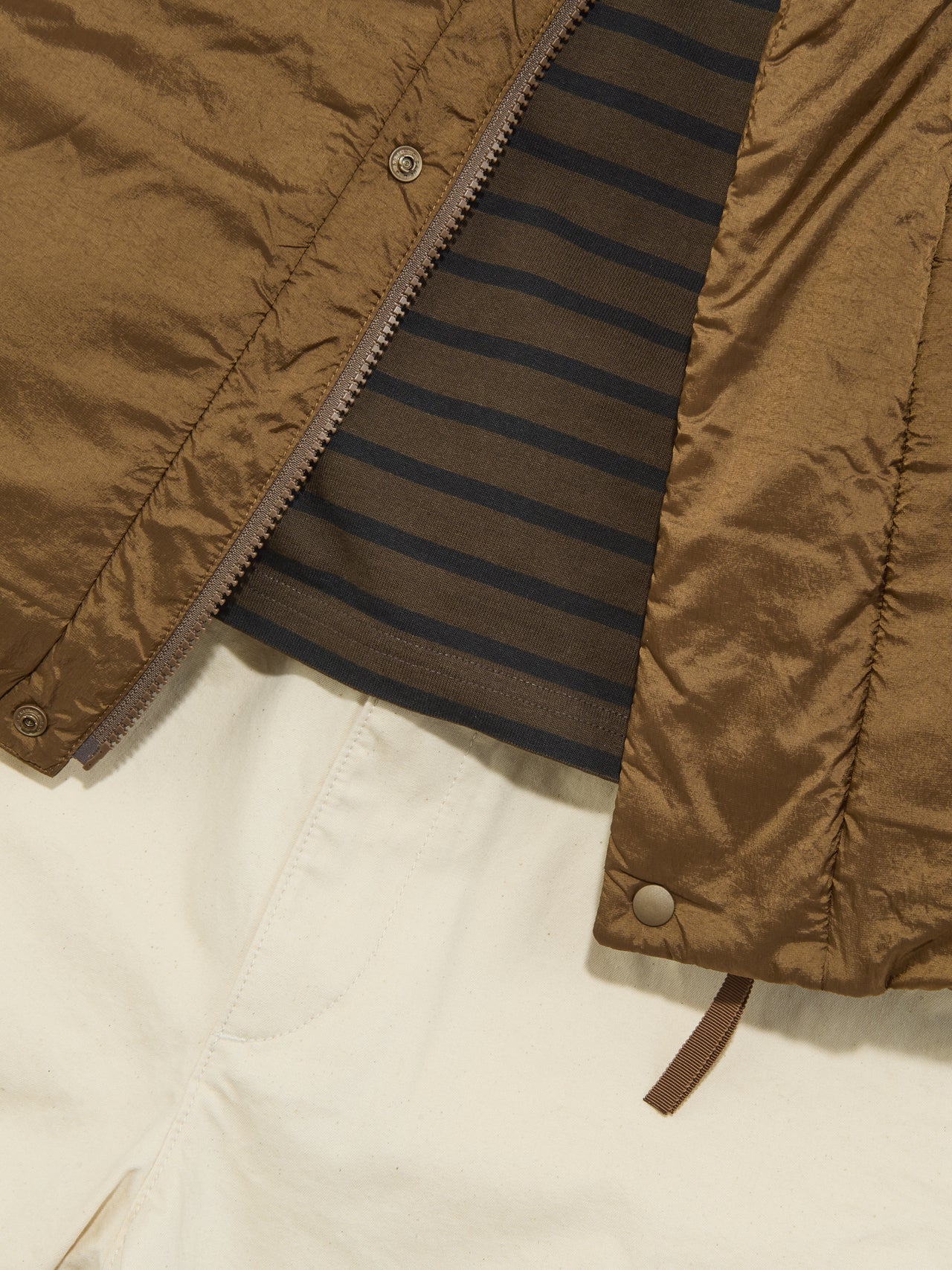 「無印良品」のアウター高見えコーデ③のディテール