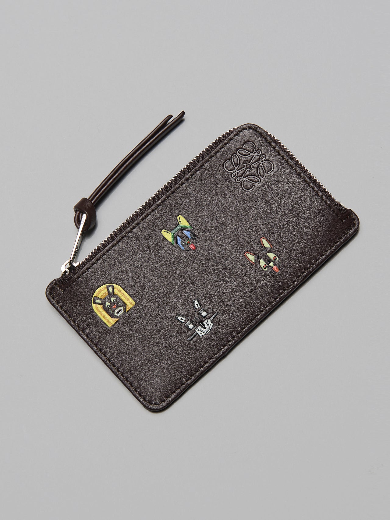 ロエベの新作レザー財布/キャッツ コインカードホルダー