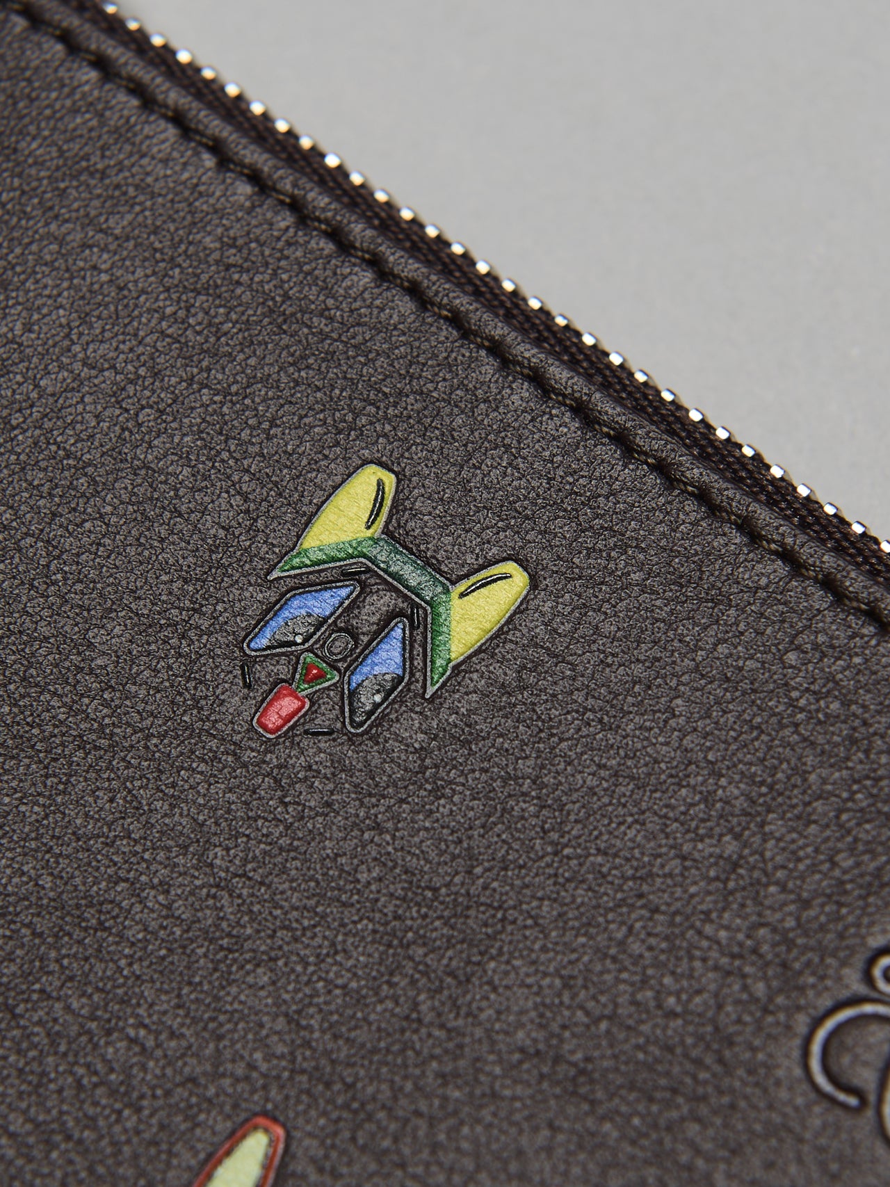 ロエベの新作レザー財布/キャッツ コインカードホルダーのフューチャリスト キャット