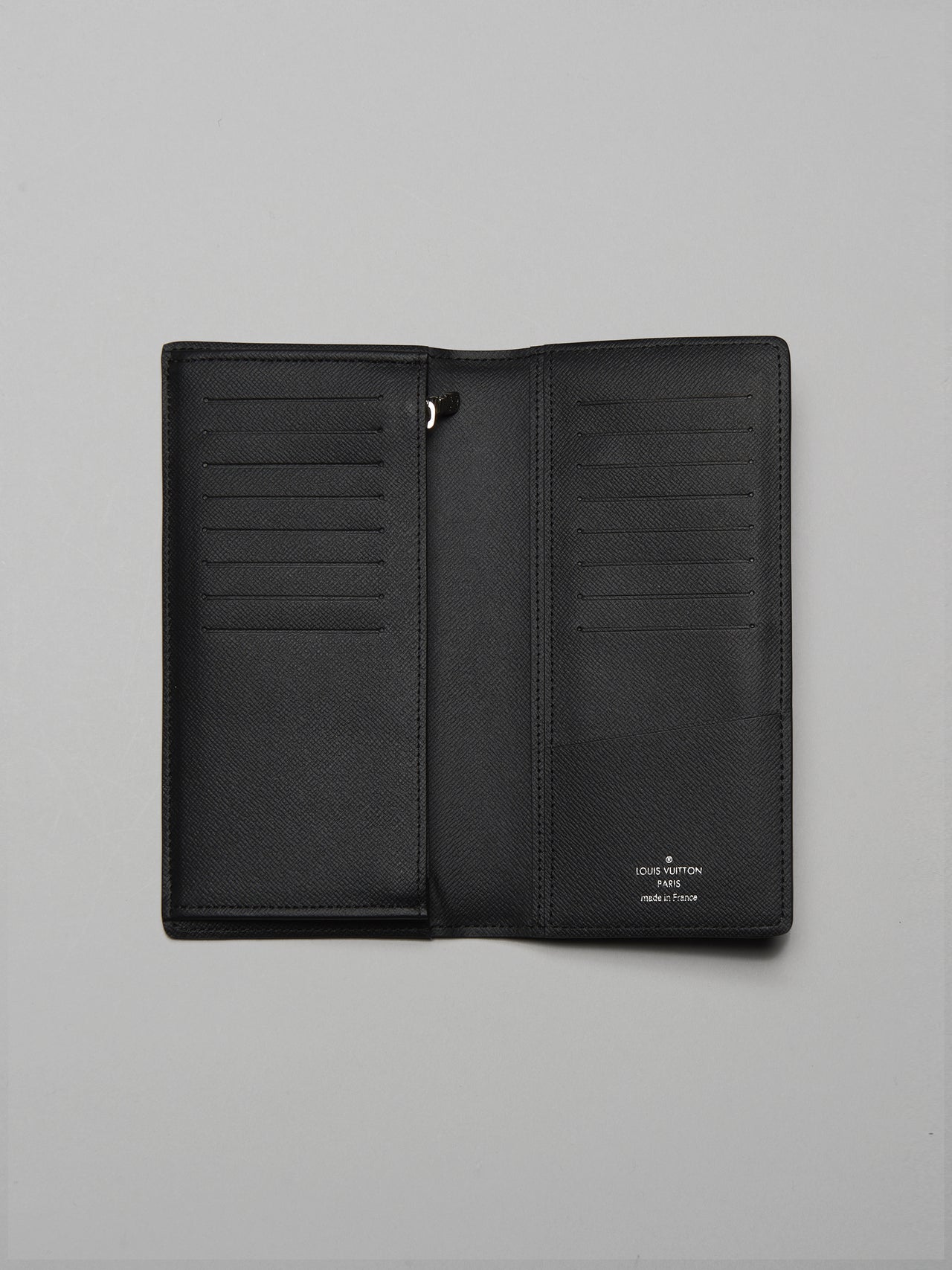 ルイ・ヴィトンの革財部/ポルトフォイユ・ブラザ ウォレット ダミエの内側