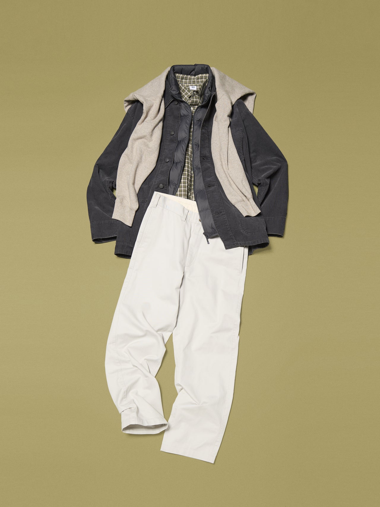 「ユニクロ」アウターの高見えコーデ②