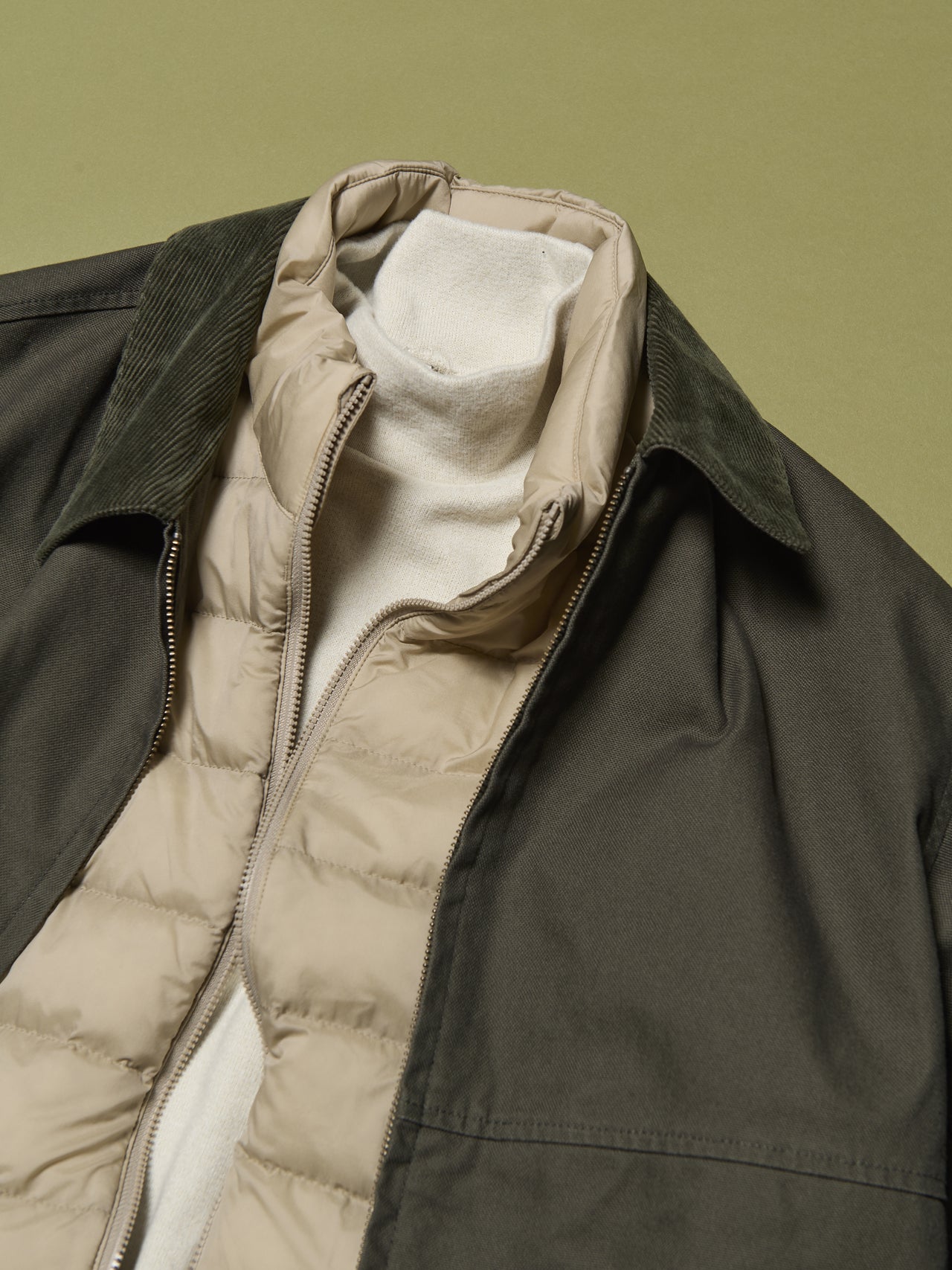 「ユニクロ」アウターの高見えコーデ③のディテール