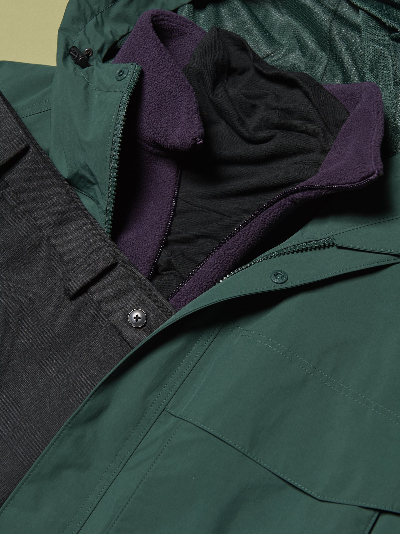 「ユニクロ」アウターの高見えコーデ④のディテール