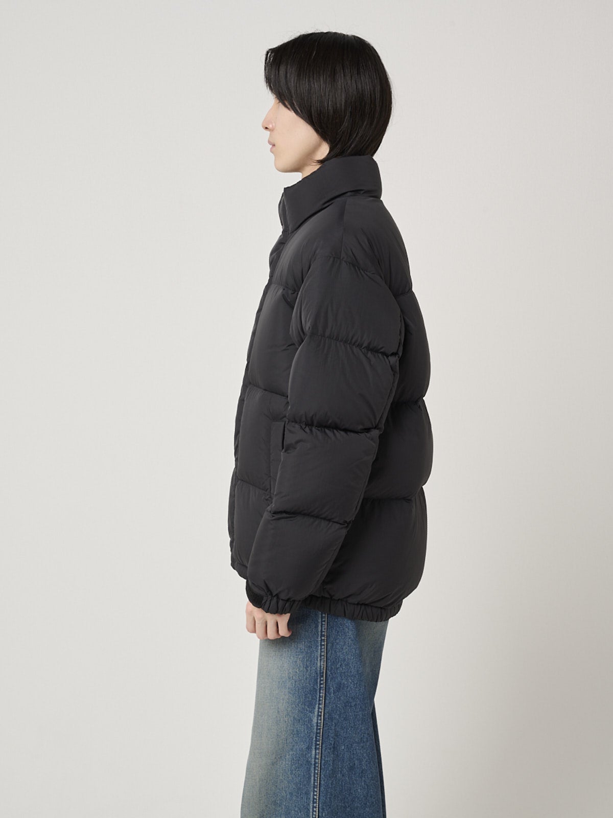 紳士 軽量ダウンポケッタブルジャケット2