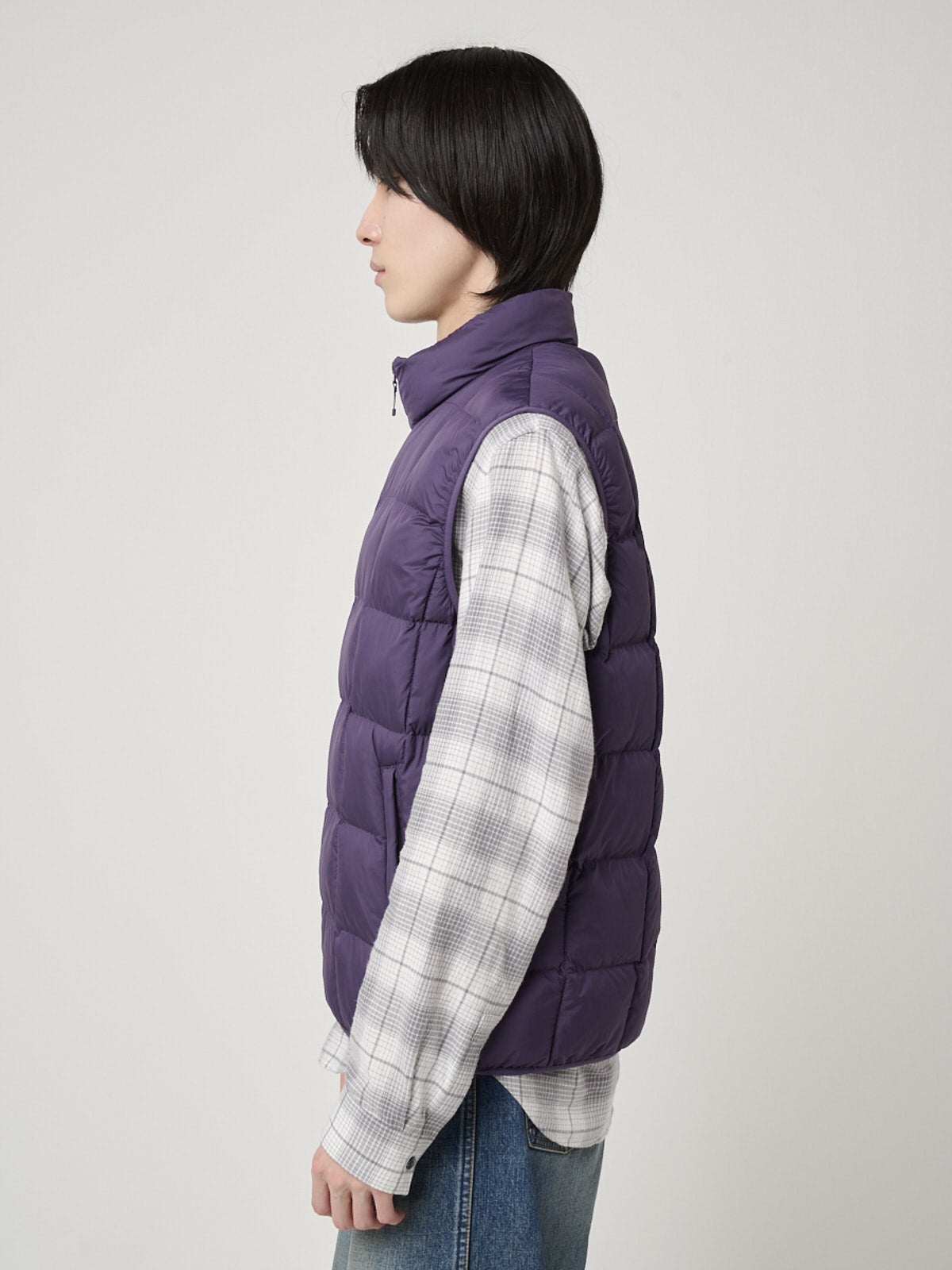 ユニクロのパフテックベストを試着&本音レビューのサイド