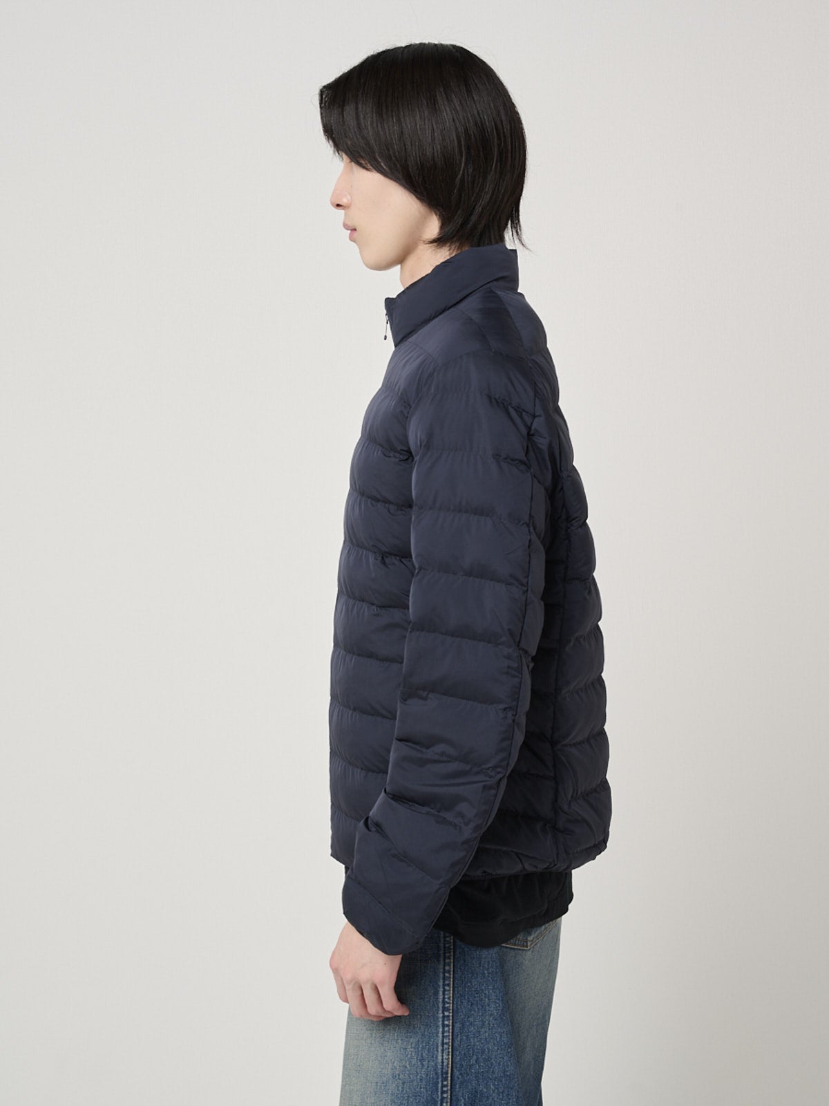 ユニクロのパフテックジャケットを試着&本音レビューのサイド