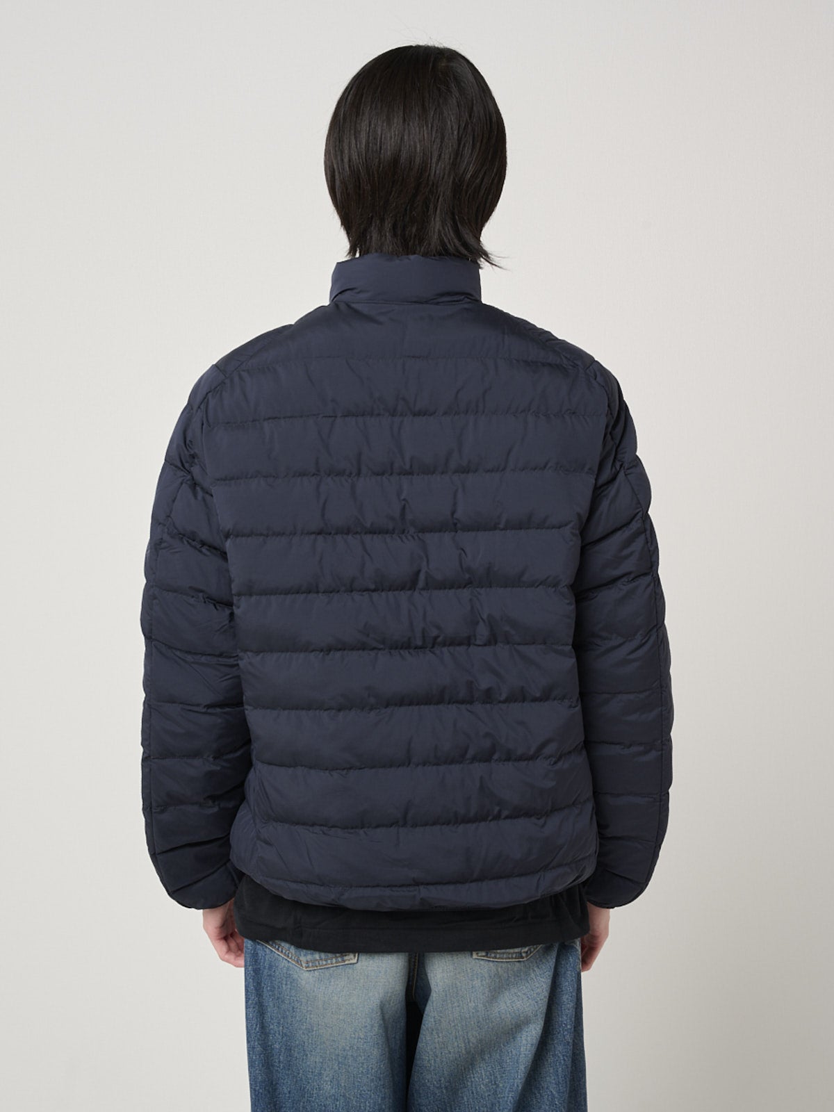 ユニクロのパフテックジャケットを試着&本音レビューのバック