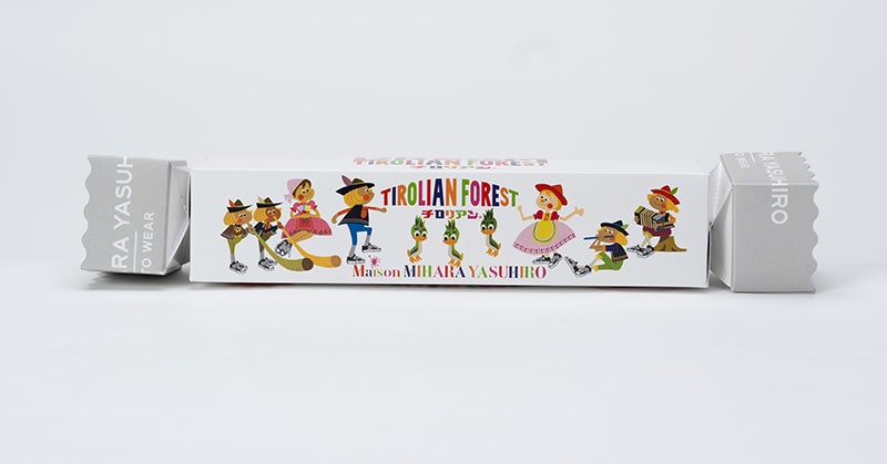 「メゾンミハラヤスヒロ」とコラボした特大サイズの「チロリアン」のパッケージ2