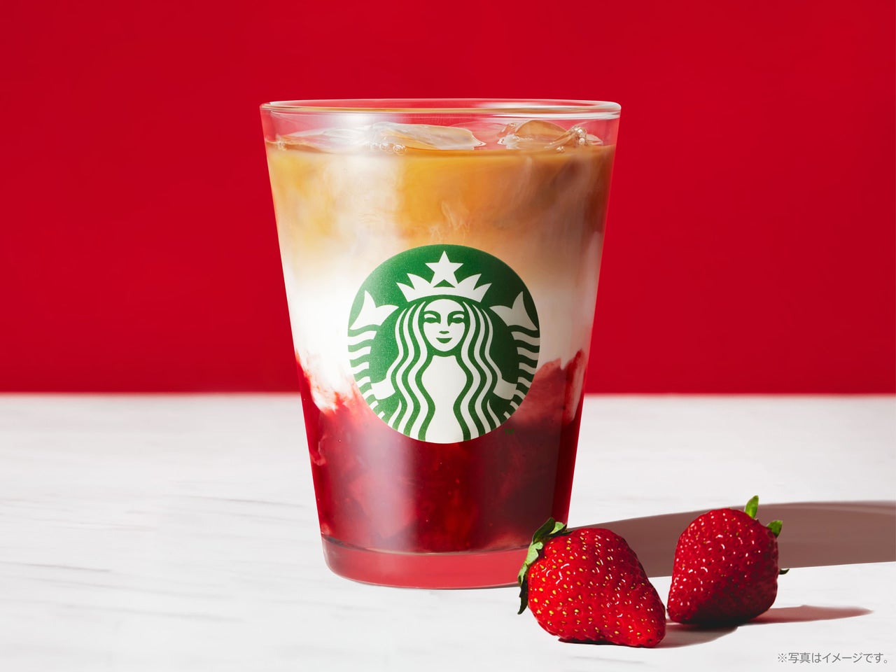 スタバ新作メニュー「ジョイフルメドレー 苺 ミルク ティー」Iced/Tallサイズのみ