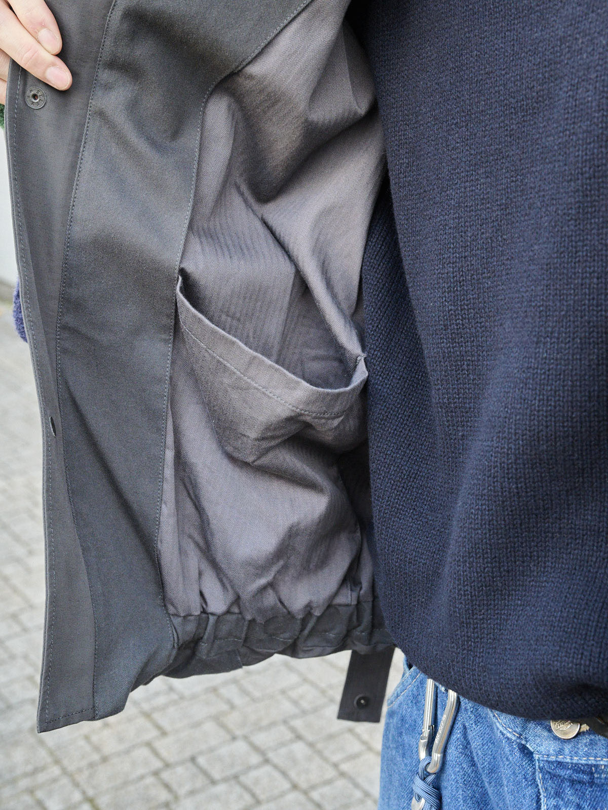 アーネイ ジャケット 内ポケット