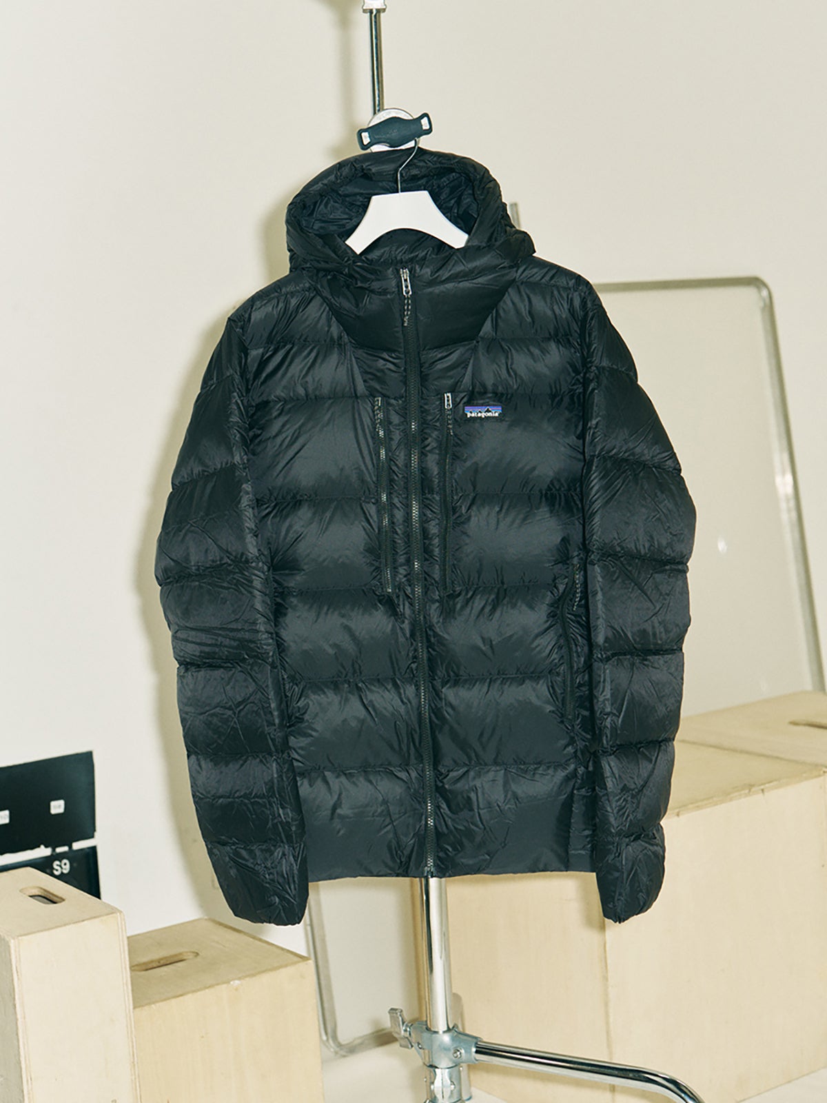 パタゴニアのメンズ・フィッツロイ・ダウン・フーディ ジャケット