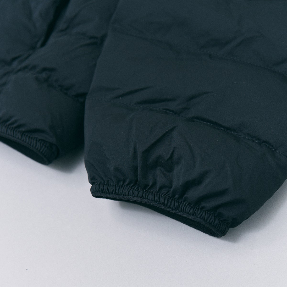 エディターが買ってよかったユニクロの愛用アウター／黒いパフテックジャケットの袖リブ