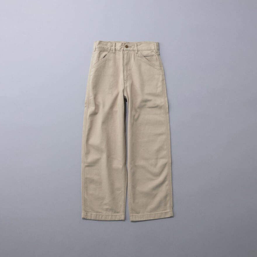 エディターが買ってよかったユニクロ ユーのワイドフィットカラージーンズ　引き