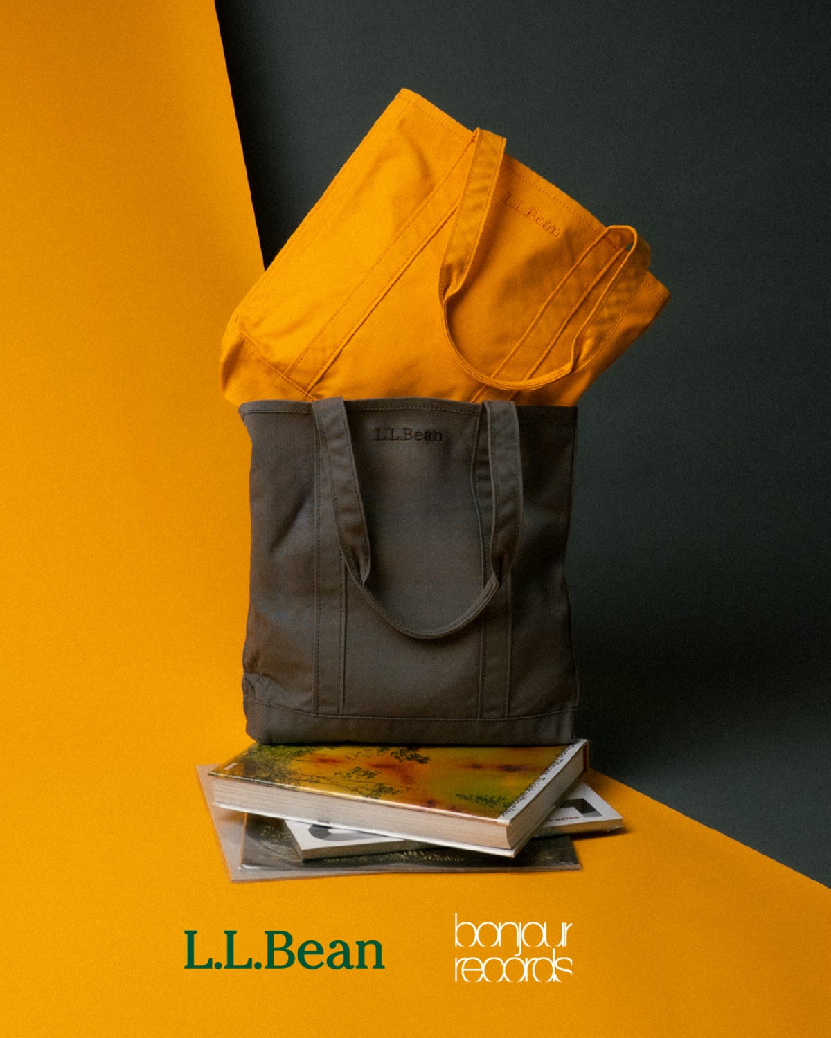 L.L.Bean for bonjour records 2026 Exclusive Record Tote Bag 1