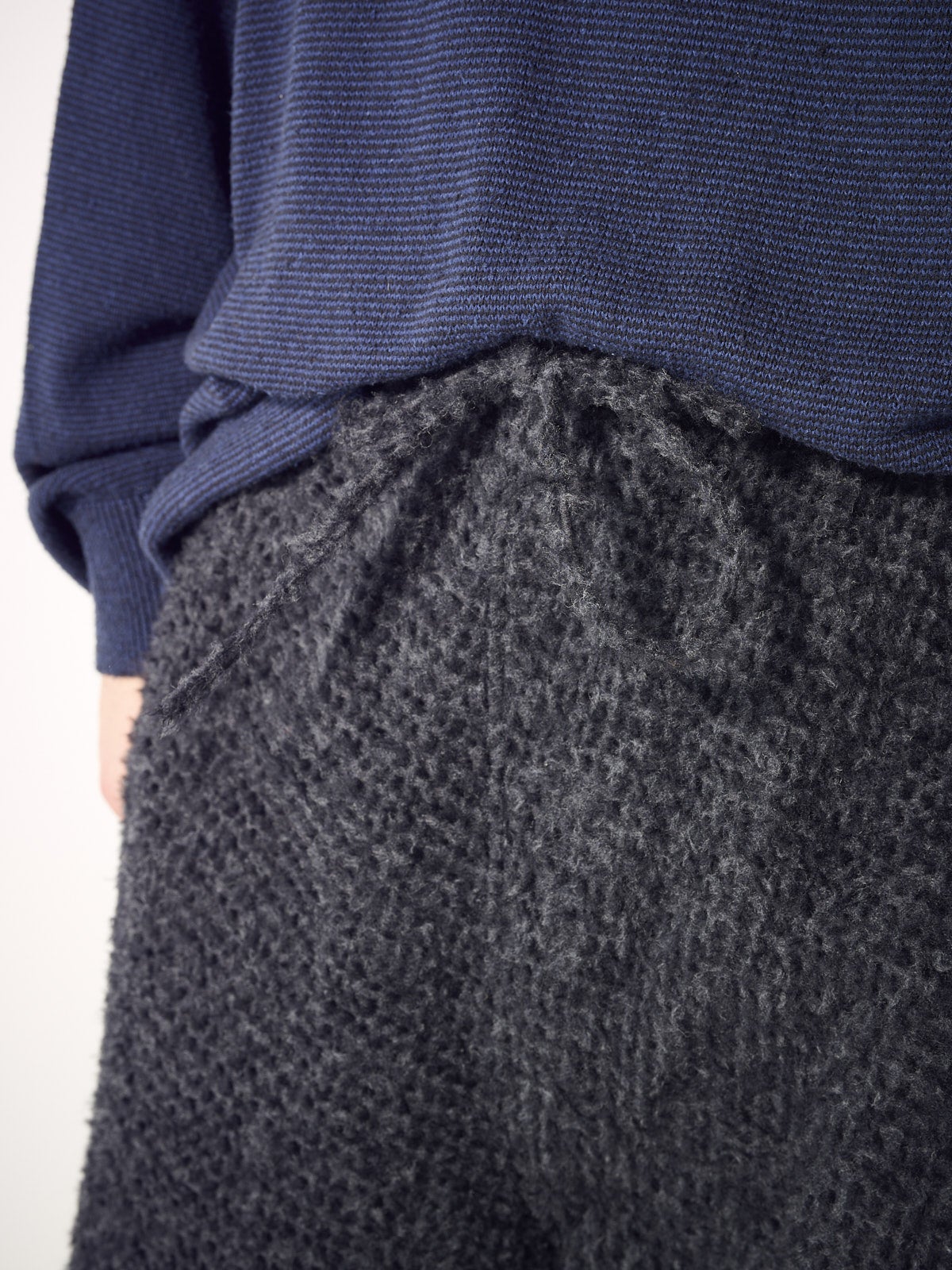blurhms、Brushed Wool Side Seamless 4P Pants、ウエスト