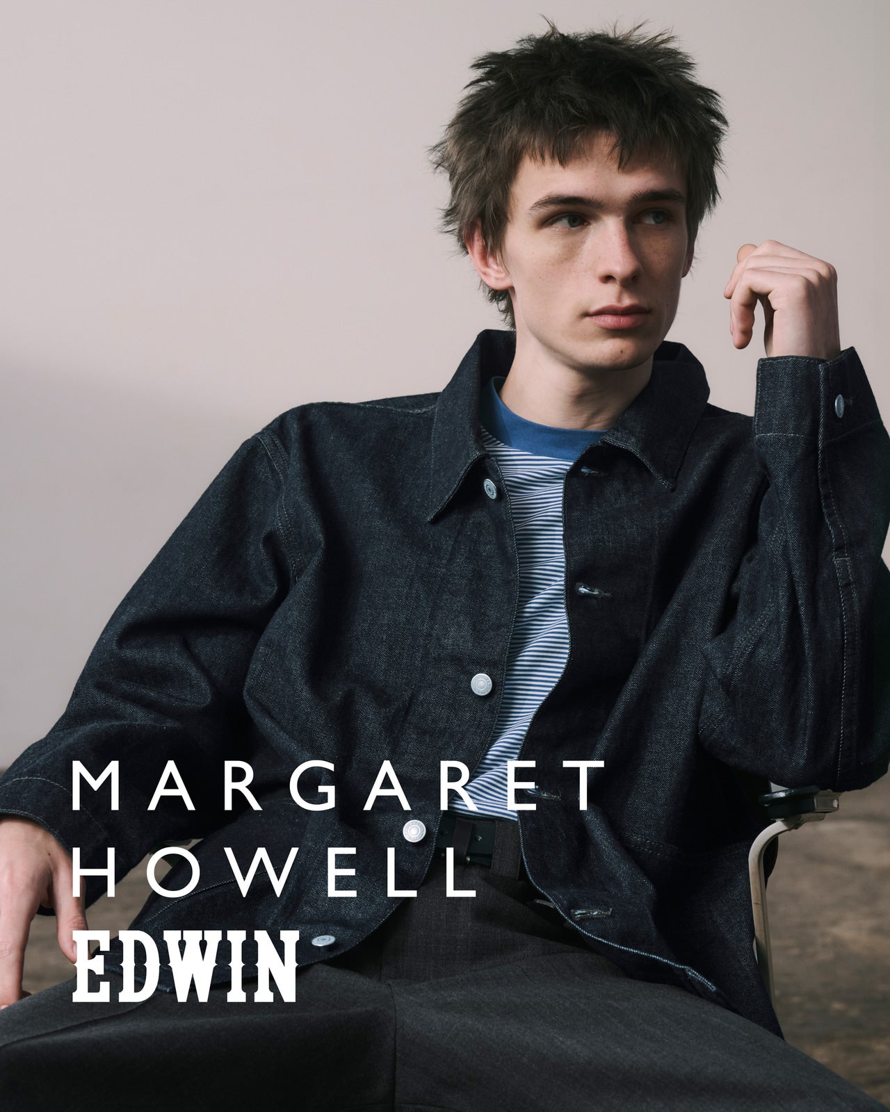 マーガレット・ハウエル　EDWIN　コラボ　デニム　キービジュアル