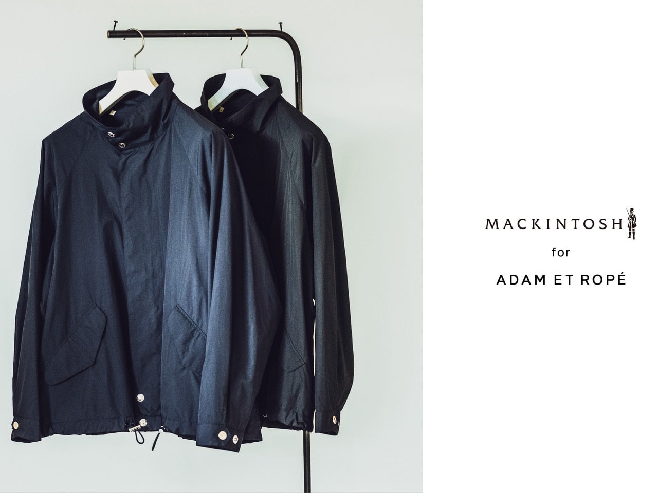 「マッキントッシュ」と 「アダム エ ロペ」の別注アウターが登場！軽やかさなミリタリーフィールドパーカはいま買えば春も大活躍！