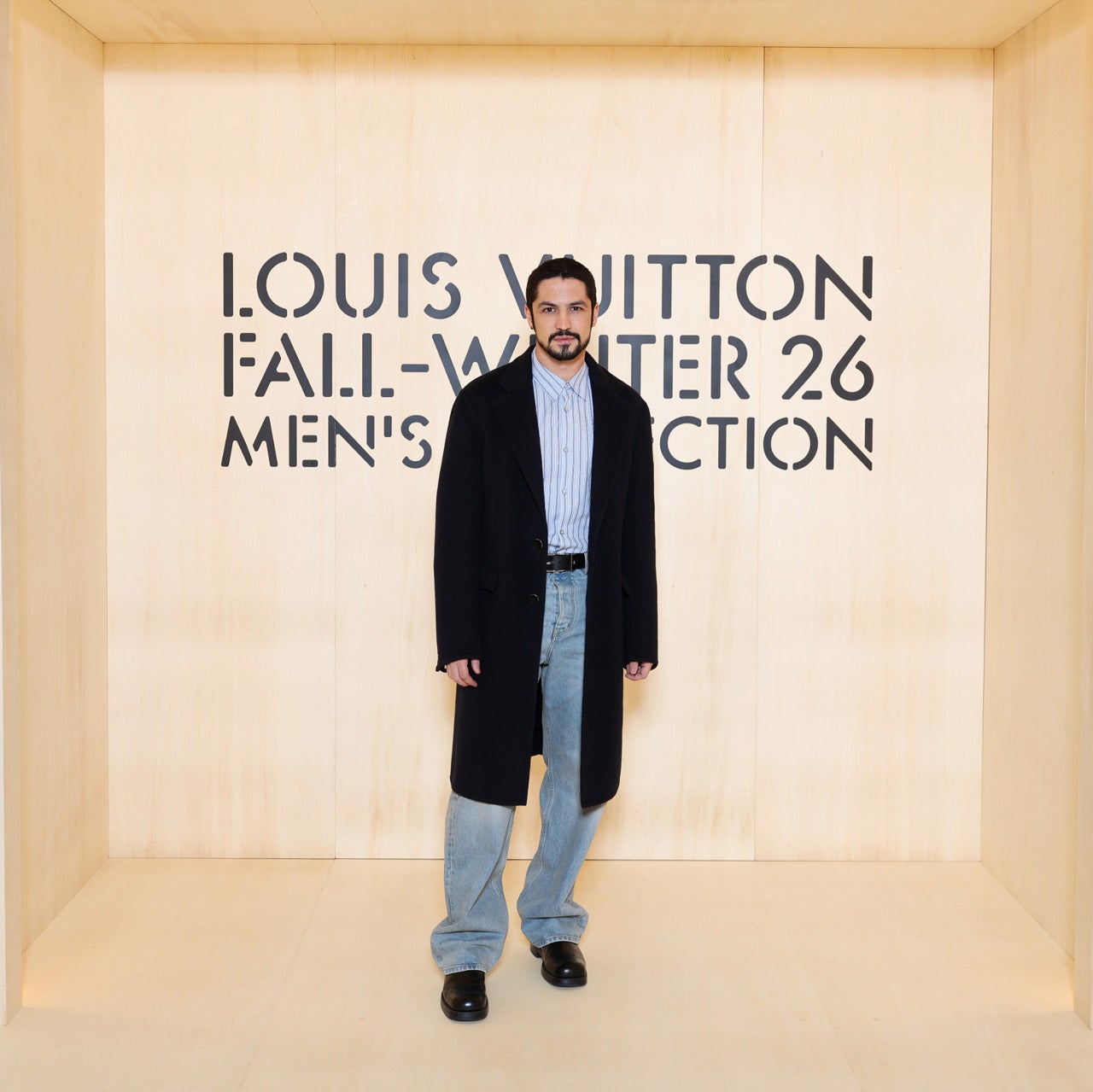 パリメンズファッションウィーク2026秋冬、ルイ・ヴィトンのショーに出席したブラジルの俳優のガブリエル・レオン(レオーネ)氏