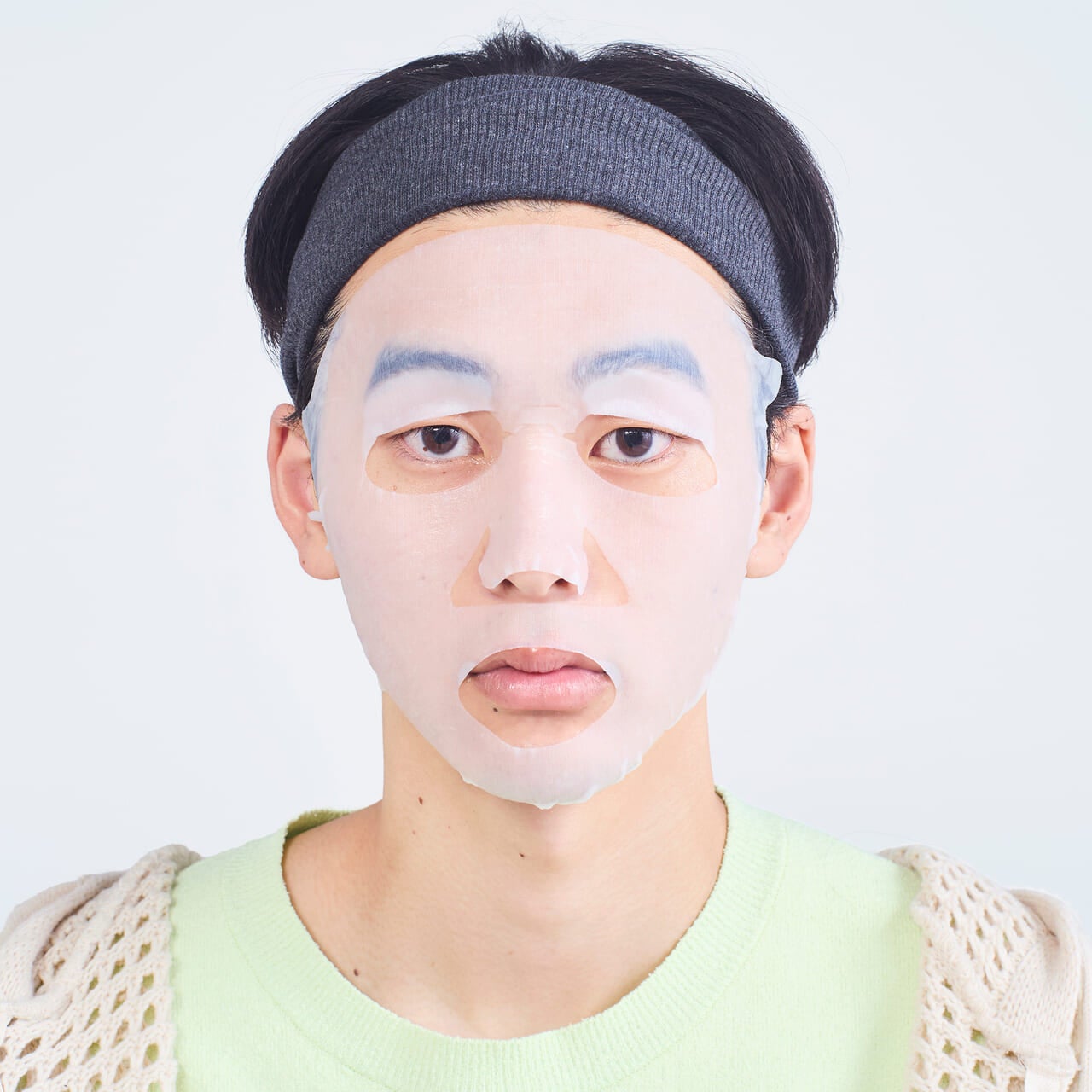 キュレル 潤浸保湿 モイストリペアシートマスクの試着画像