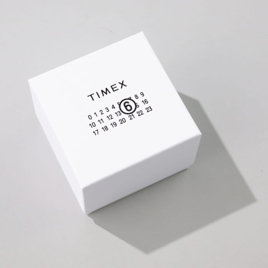 編集者が買ってよかったMM6 メゾン マルジェラ × タイメックスの愛用コラボ腕時計の箱