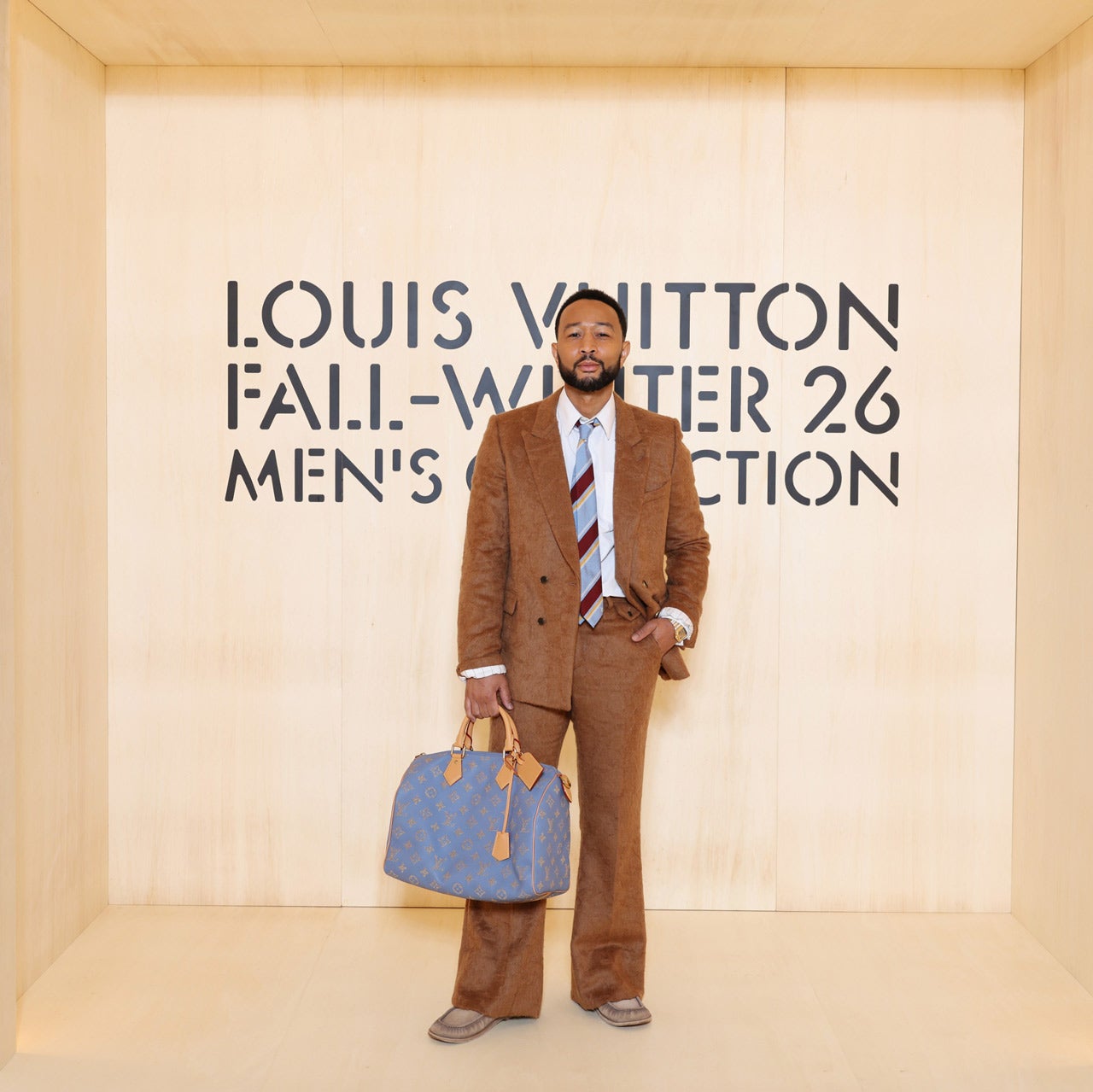 パリメンズファッションウィーク2026秋冬、ルイ・ヴィトンのショーに出席したジョン・レジェンド