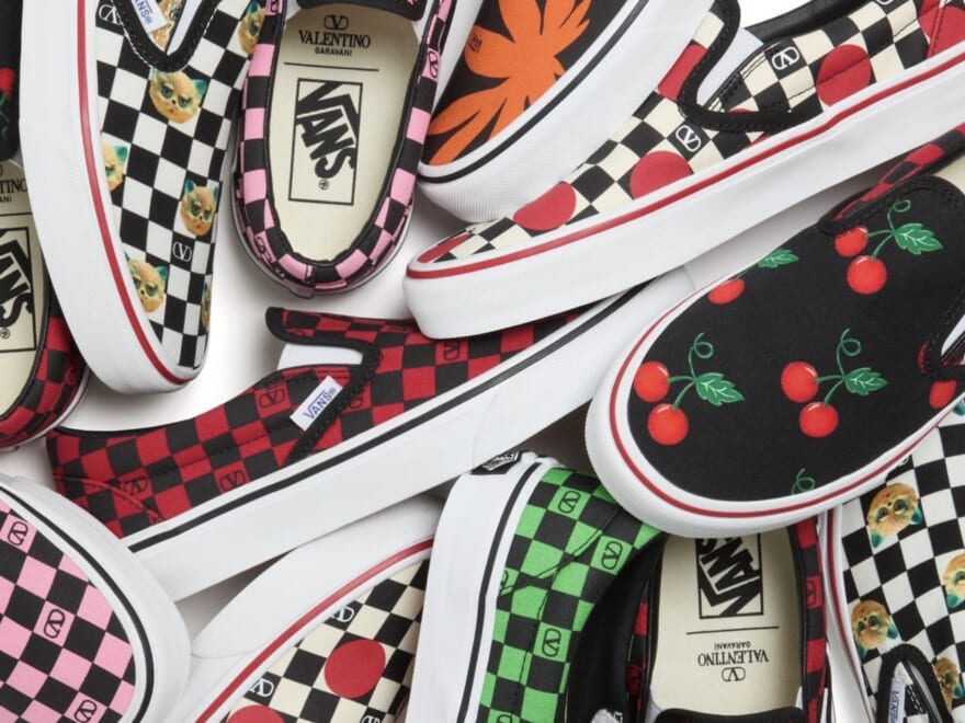 最高にラグジュアリーな「ヴァンズ」！「ヴァレンティノ ガラヴァーニ」とのコラボスニーカー第２弾がリリース！