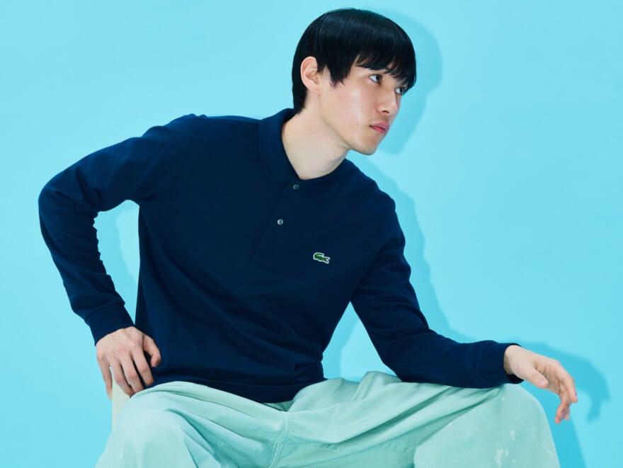 【抽選で当たる！】「ラコステ」のオリジナルフィット 長袖ポロシャツ／創刊40周年特別企画！ 人気40ブランドからのスペシャル・プレゼント！