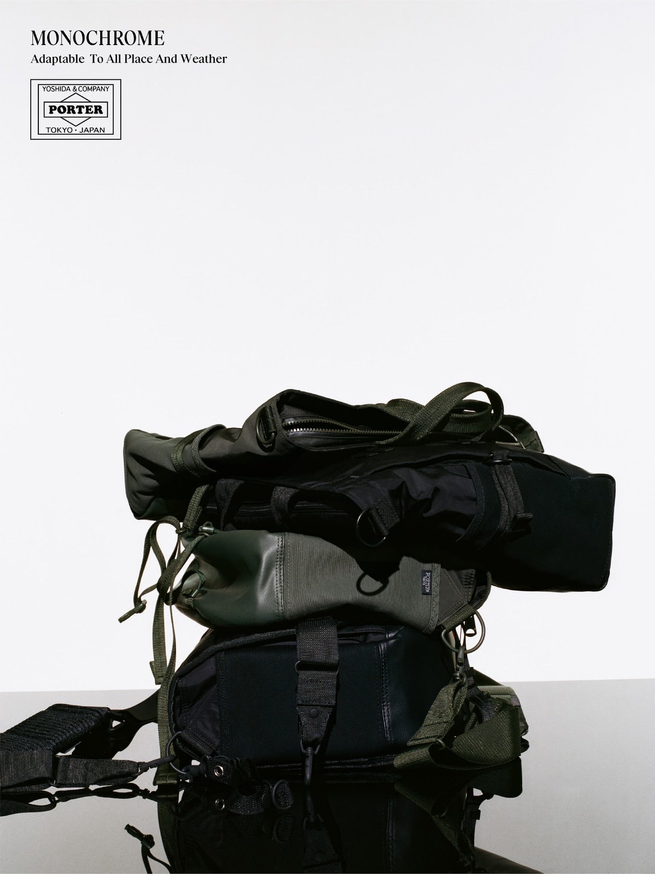 PORTER 新作「MONOCHROME」　　キービジュアル　４