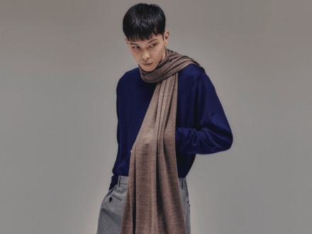 【抽選で当たる!】「ジョンスメドレー」の大判ウールニットストール/創刊40周年特別企画! 人気40ブランドからのスペシャル・プレゼント!