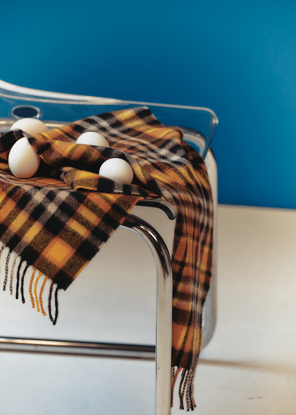 ジョシュア エリス、カシミヤスカーフ、物画像